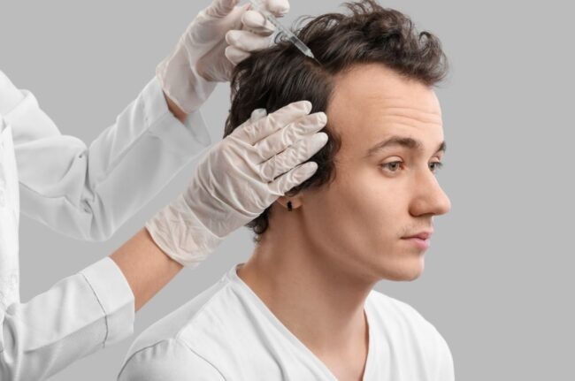 infiltración con vitaminas